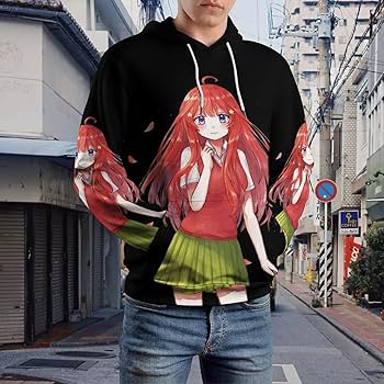 Amazon.co.jp: パーカー メンズ 五等分の花嫁 中野五月 プル